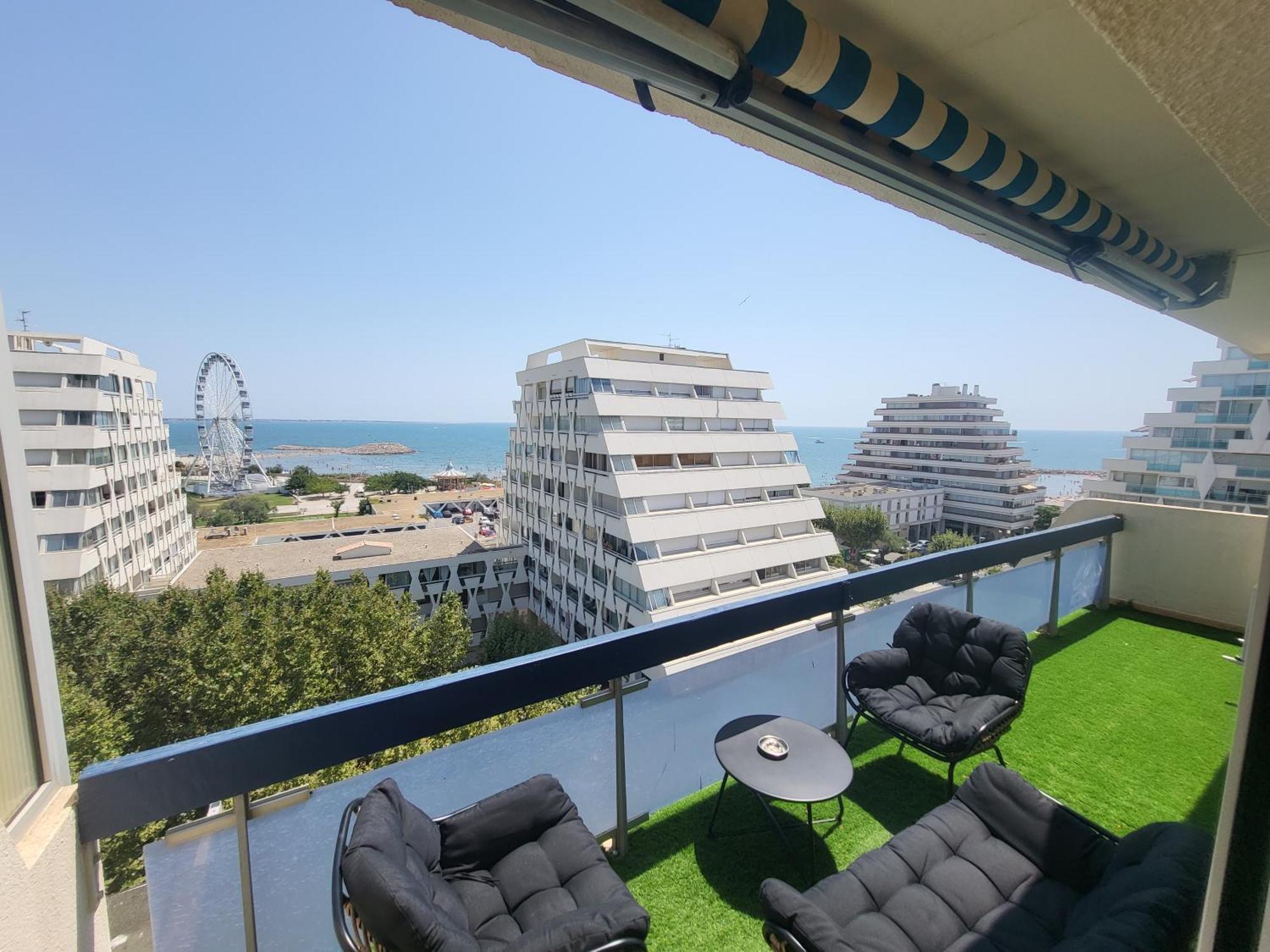 Appartement Lumineux Avec Vue Sur Mer A 50 M De La Plage Et Du Centre لا غراند موت المظهر الخارجي الصورة
